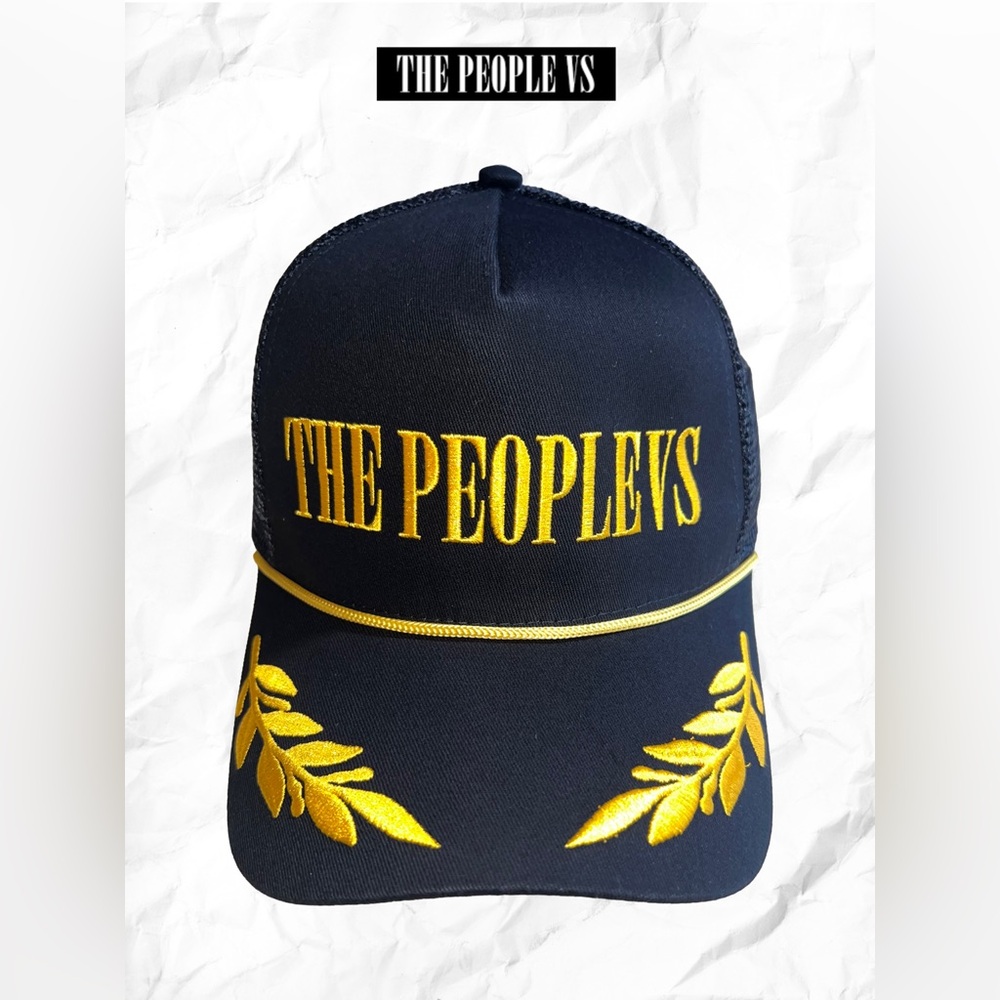 The People Vs. Black and Gold Cap